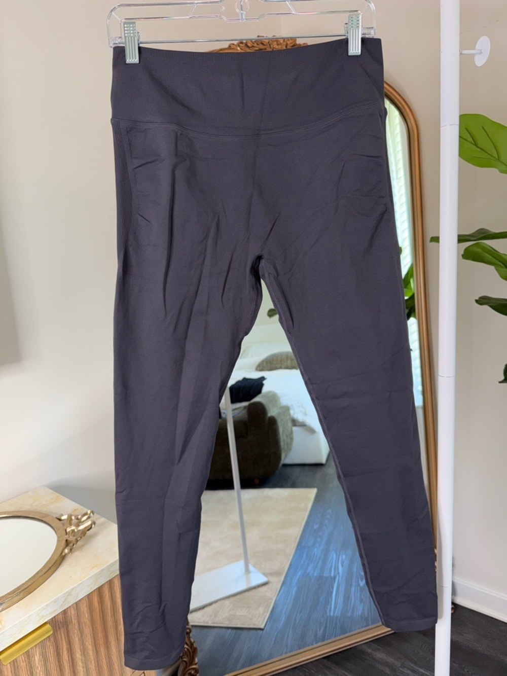 Fabletics Black Ribbed Active Leggings